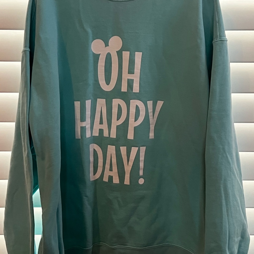 Happiest Tees on Earth Teal Sweatshirt